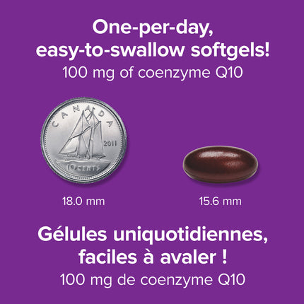 Webber Naturals - Coenzyme Q10 - 100 mg | BONUS 30+30 Gélules
