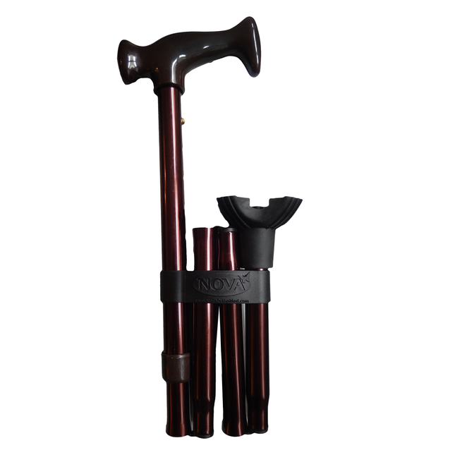 Card Health Cares - Folding Travel Cane | Bronze