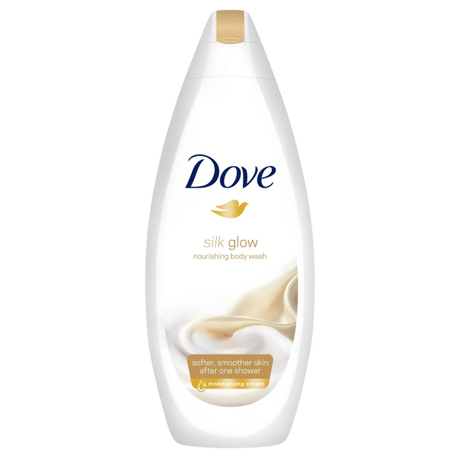 Dove - Gel douche nourrissant Silk Glow avec crème hydratante | 500 ml 