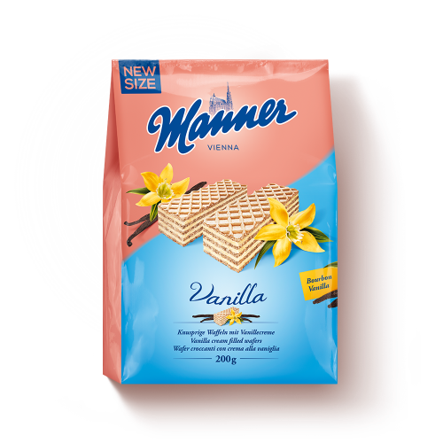 Manner - Vanilla - Vanilla Cream Filled Wafers | 200g