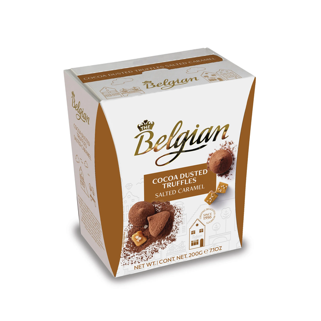 The Belgian - Cocoa Dusted Truffles, Salted Caramel | 200 g