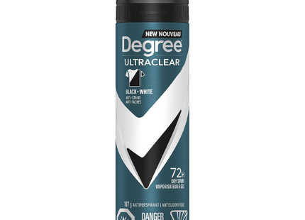 Degree - Ultraclear Black + White Dry Spray - UltraClear | 107 g