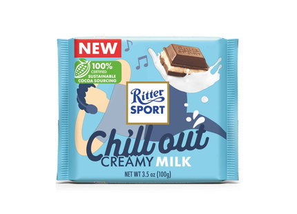 Ritter Sport - Lait crémeux Chill Out | 100 g