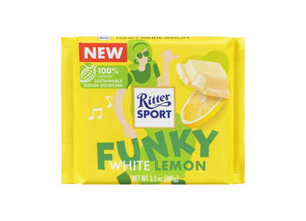 Ritter Sport - Funky White Lemon | 100 g