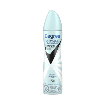 Degree - Ultraclear Black + White Anti-Stain 72H Antiperspirant Dry Spray | 107 g