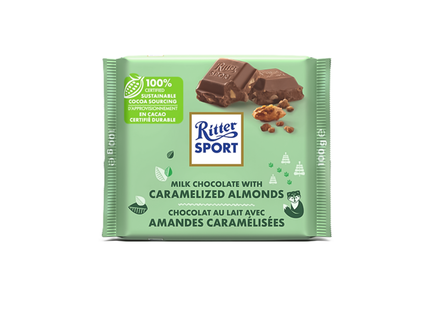 Ritter Sport - Milk Chocolate With Caramelized Almonds | 100 g