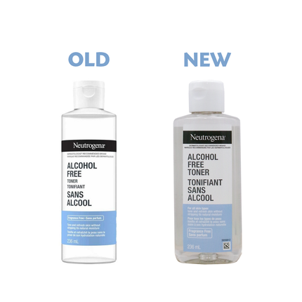 Neutrogena - Lotion tonique sans alcool et sans parfum | 236 ml