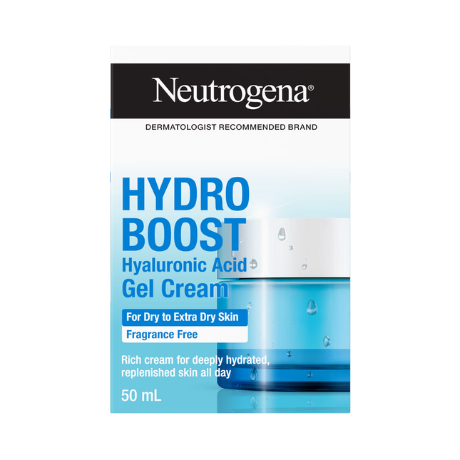 Neutrogena - Hydro Boost Gel Crème Peau Sèche à Très Sèche Non Parfumée | 50 mL