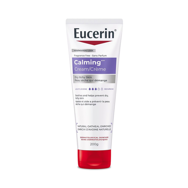 Eucerin - Calming Cream for Dry, Itchy Skin - Fragrance Free | 200 g