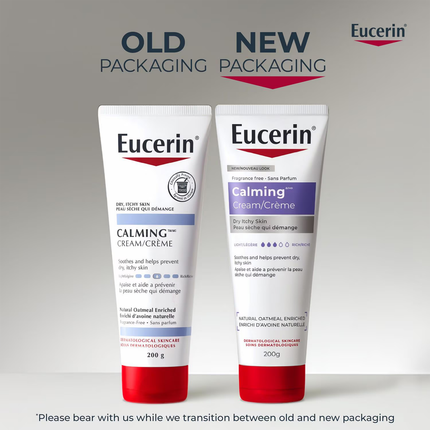 Eucerin - Calming Cream for Dry, Itchy Skin - Fragrance Free | 200 g