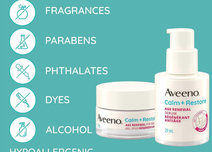 Aveeno - Sérum Régénération Anti-Âge Calm + Restore | 29 mL