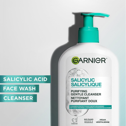 Garnier - Gentle Salicylic Acid Cleanser | 250 mL
