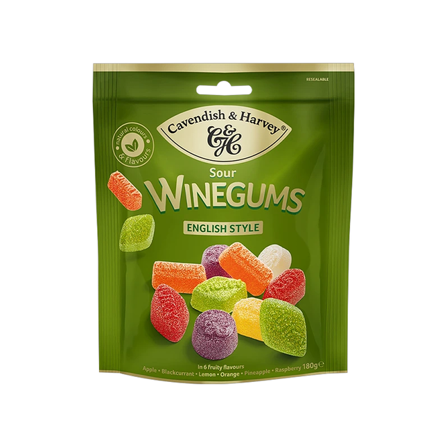 Cavendish &amp; Harvey - Bonbons acidulés au vin de style anglais | 180 g