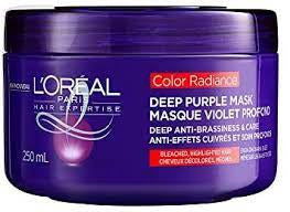 L'oréal Paris - Color Radiance - Deep Purple Mask - for Bleached & Highlighted Hair | 250 mL