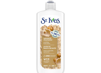 St. Ives - Lait corporel apaisant à l'avoine et au beurre de karité | 600 ml
