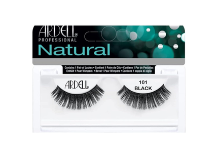 Ardell - Natural Fashion Eyelashes - 101 Demi Black | 1 Pair