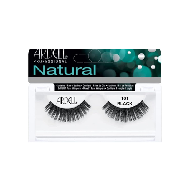 Ardell - Natural Fashion Eyelashes - 101 Demi Black | 1 Pair