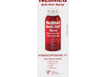 NeilMed - Anti Itch Spray with Hydrocortisone 1% | 90 g