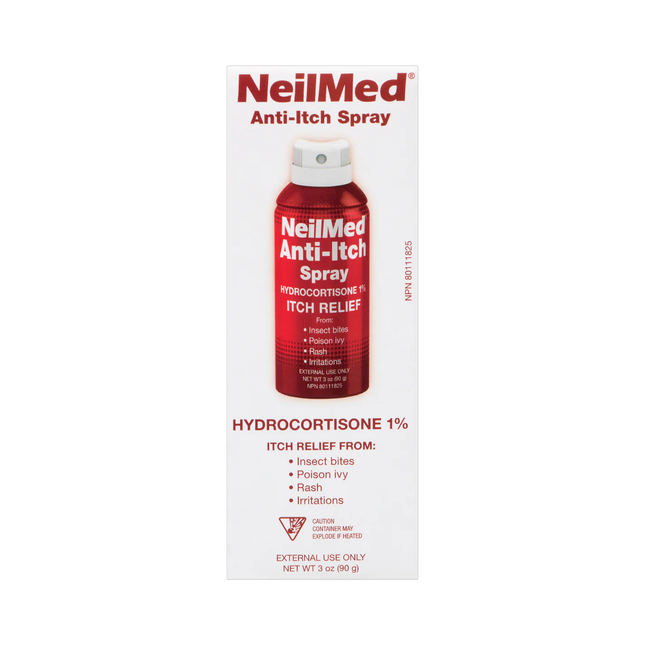 NeilMed - Anti Itch Spray with Hydrocortisone 1% | 90 g