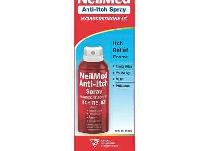 NeilMed - Vaporisateur anti-démangeaisons à l'hydrocortisone 1 % | 90 g