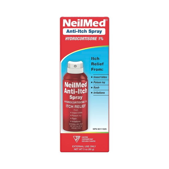 NeilMed - Vaporisateur anti-démangeaisons à l'hydrocortisone 1% | 90 g