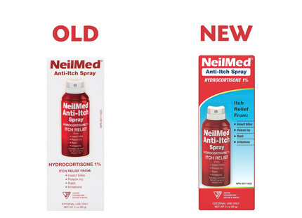 NeilMed - Vaporisateur anti-démangeaisons à l'hydrocortisone 1 % | 90 g