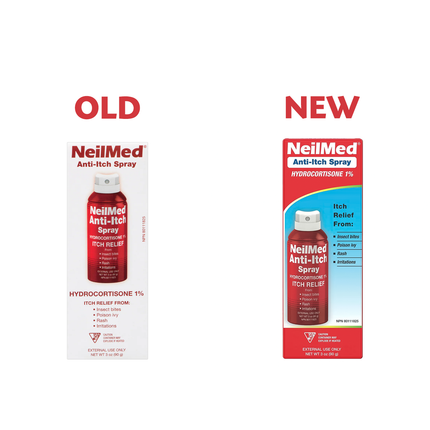 NeilMed - Anti-Itch Spray with Hydrocortisone 1% | 90 g