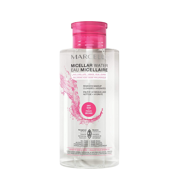 Marcelle - Micellar Water Cleansing & Hydrating Makeup Remover - Dry Skin | 400 mL
