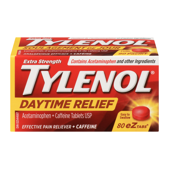 Tylenol - Extra Strength Daytime Relief | 80 eZ Tabs
