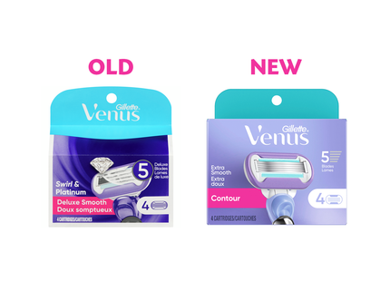 Gillette - Venus Extra Lisse Contour Recharge | 4 Cartouches