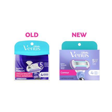 Gillette - Venus Extra Lisse Contour Recharge | 4 Cartouches