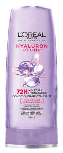 L'oréal Paris - Hyaluron Plump - 72 H Moisture Hydration for Dehydrated Hair  - Conditioner | 591 mL