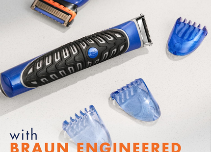 Gillette - Styler 3-en-1 | 1 cartouche + 1 tondeuse + 3 sabots + 1 pile