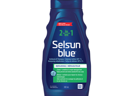 Selsun Blue - Shampoing et après-shampoing antipelliculaire 2 en 1 | 300 ml