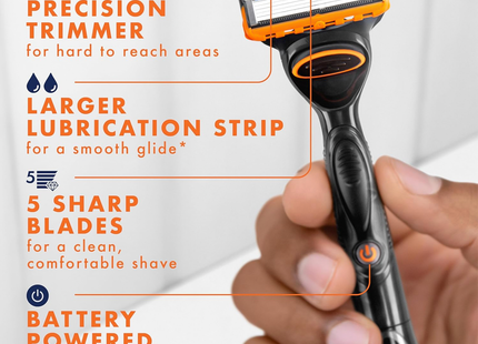 Rasoir Gillette Fusion 5 Power | 1 cartouche + 1 rasoir + 1 pile