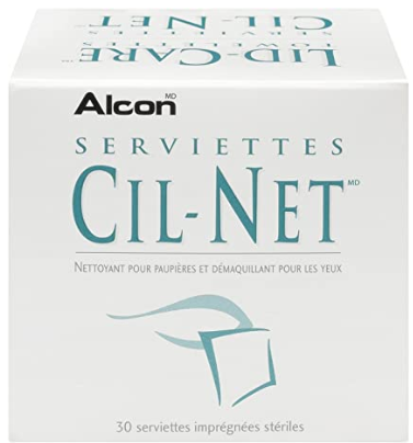 Alcon Lid-Care Towelettes - Eyelid Cleanser & Eye Makeup Remover | 30 Towelettes