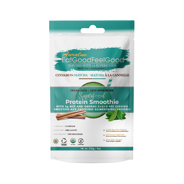 Eat Good Feel Good - Protein Smoothie, Cinnamon Matcha | 250 g