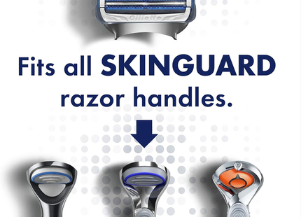 Gillette - SkinGuard Men's Razor, Handle + 2 Blade Refills