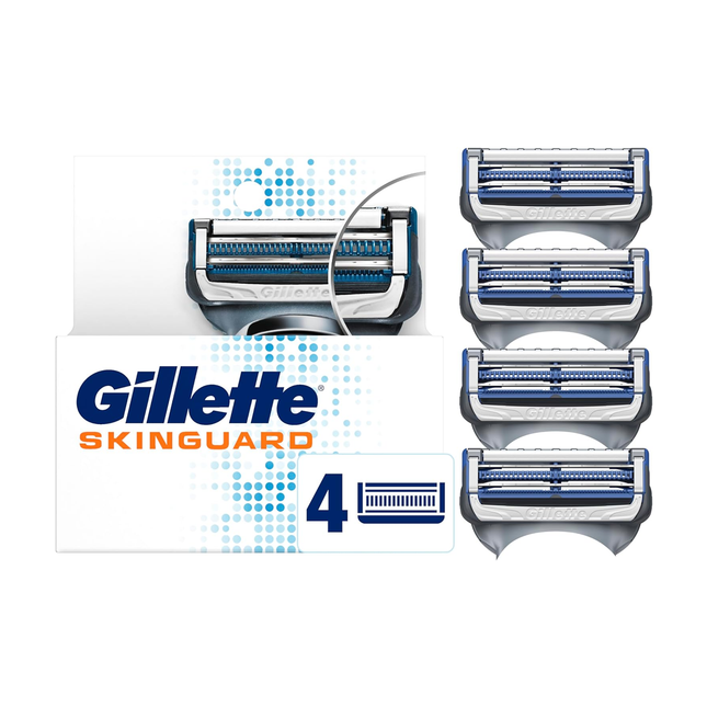 Gillette - Skinguard pour peaux sensibles | 4 cartouches