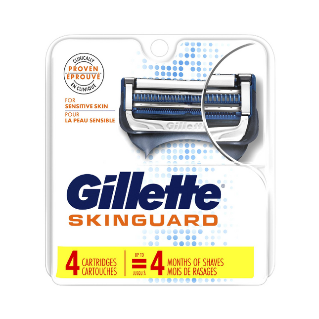 Gillette - Skinguard For Sensitive Skin | 4 Cartridges