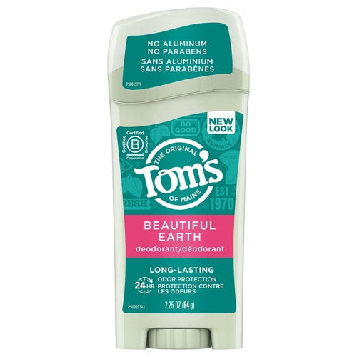 Tom's of Maine - Long Lasting 24 Hour Deodorant - Beautiful Earth Scent | 64 g