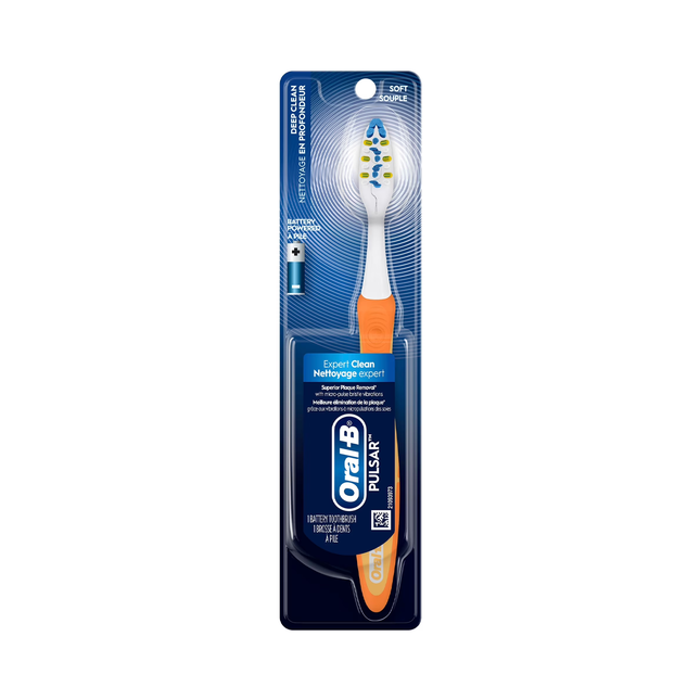 Oral-B - Brosse à Dents Électrique Nettoyage Profond à Piles | Souple