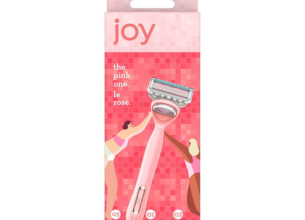 Joy Razor - The Pink One | 1 Razor & 2 Cartridges