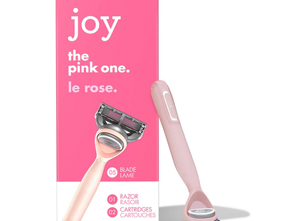 Joy Razor - The Pink One | 1 Razor & 2 Cartridges