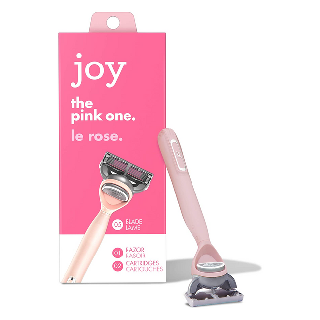 Joy Razor - The Pink One | 1 Razor & 2 Cartridges