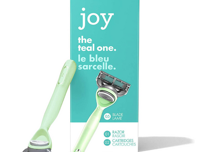 Joy Razor - The Teal One | 1 Razor & 2 Cartridges