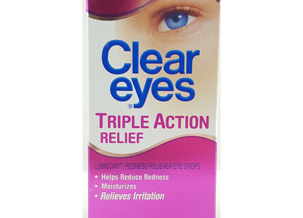 Yeux clairs – Lubrifiant triple action/gouttes oculaires anti-rougeurs | 15 ml 