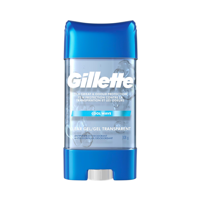 Gillette - Antisudorifique Gel Transparent 72H - Cool Wave | 108 g