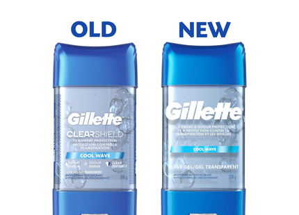 Gillette - Antisudorifique Gel Transparent 72H - Cool Wave | 108 g