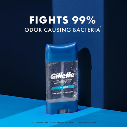 Gillette - Antisudorifique Gel Transparent 72H - Cool Wave | 108 g